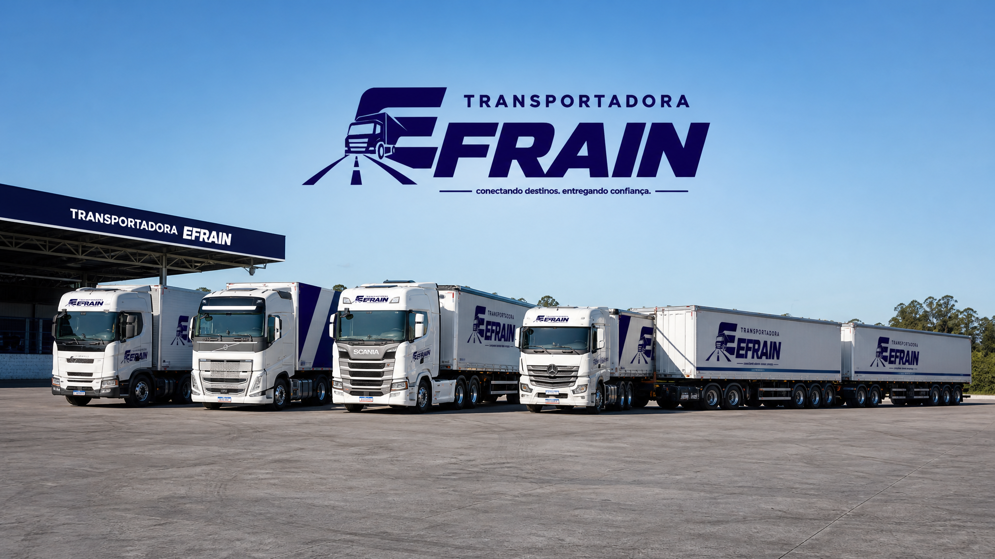 Frota completa Transportadora Efrain